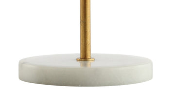 Ella 20.7" Dome Metal with Marble Base LED Table Lamp